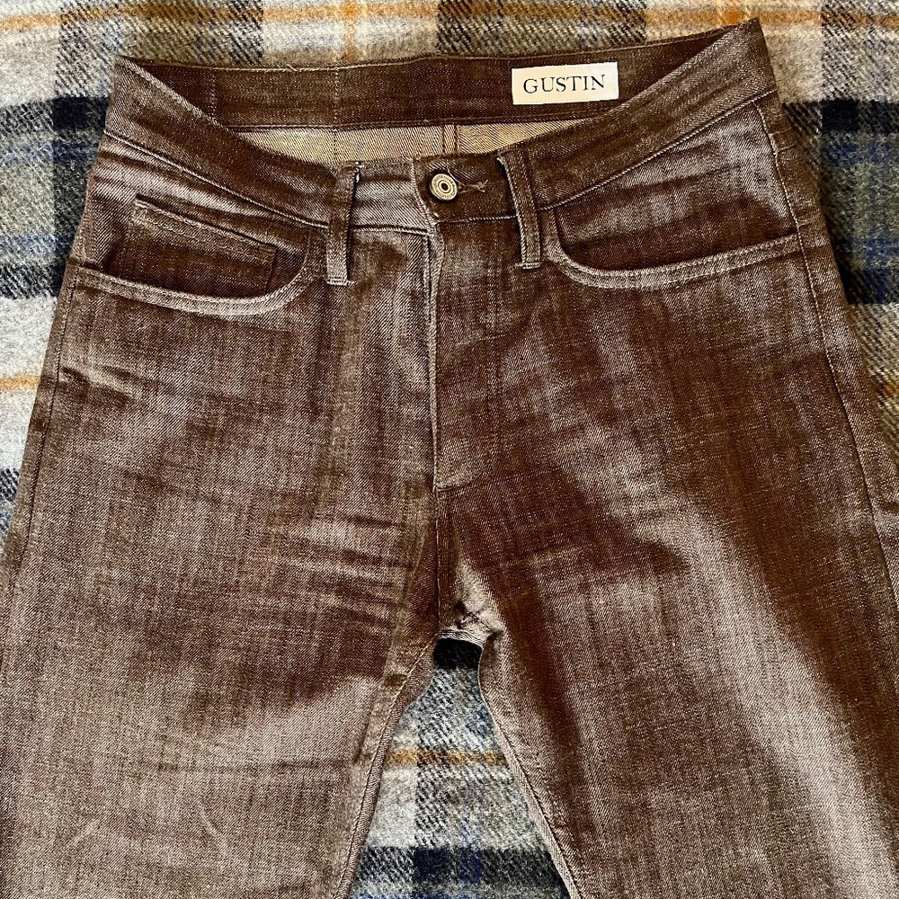 Gustin #98 Japan Umber 5 Pockets, size 32 straight